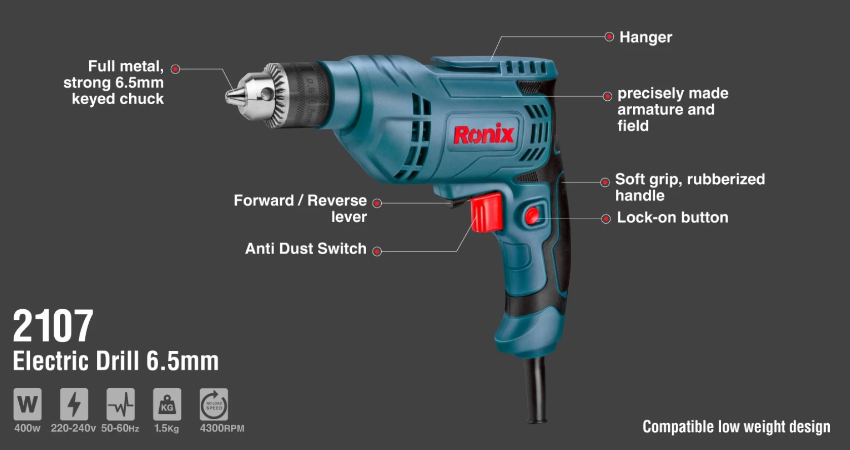 Electric drill2107-ktc