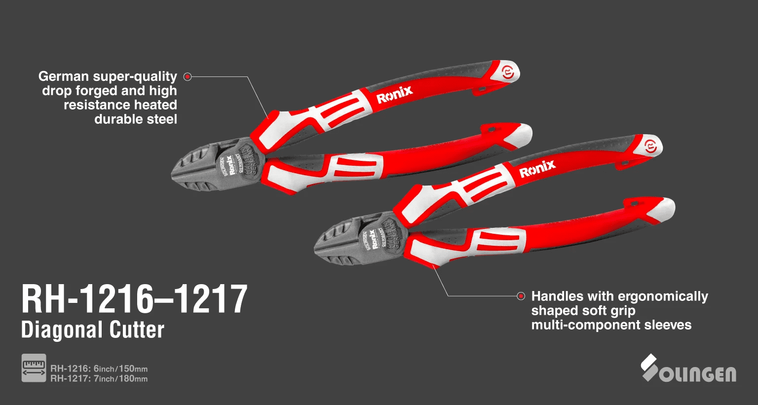 سیم چین صنعتی 7 اینچ RH-1217-رونیکس